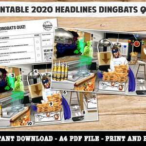 Printable 2020 Dingbats Quiz