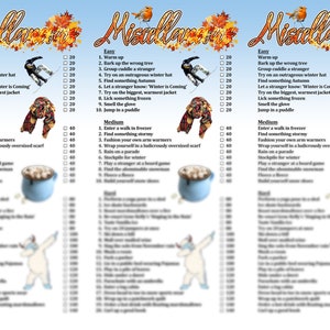 Printable Autumn Scavenger Hunt Game