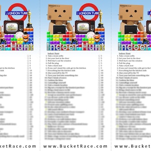 Indoor Scavenger Hunt List 2