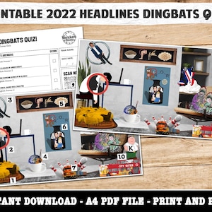 Printable 2022 Dingbats Quiz