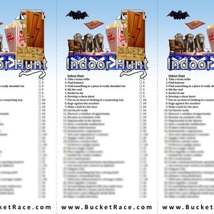 Indoor Scavenger Hunt List 3