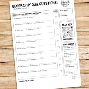 10 Geography Quiz Questions And Answers Set 1