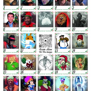 Printable Christmas Character Picture Quiz Pack - Etsy
