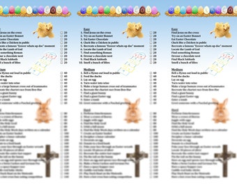 Printable Easter Scavenger Hunt Game