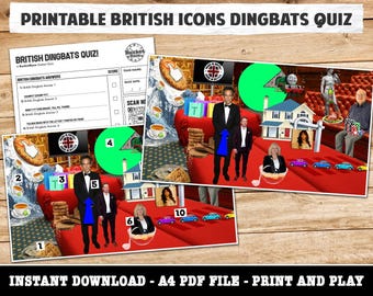 Afdrukbare quiz over Britse dingbats