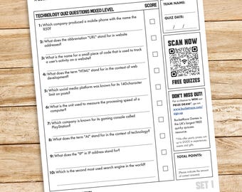 Technology Quiz Questions And Answers Set 1