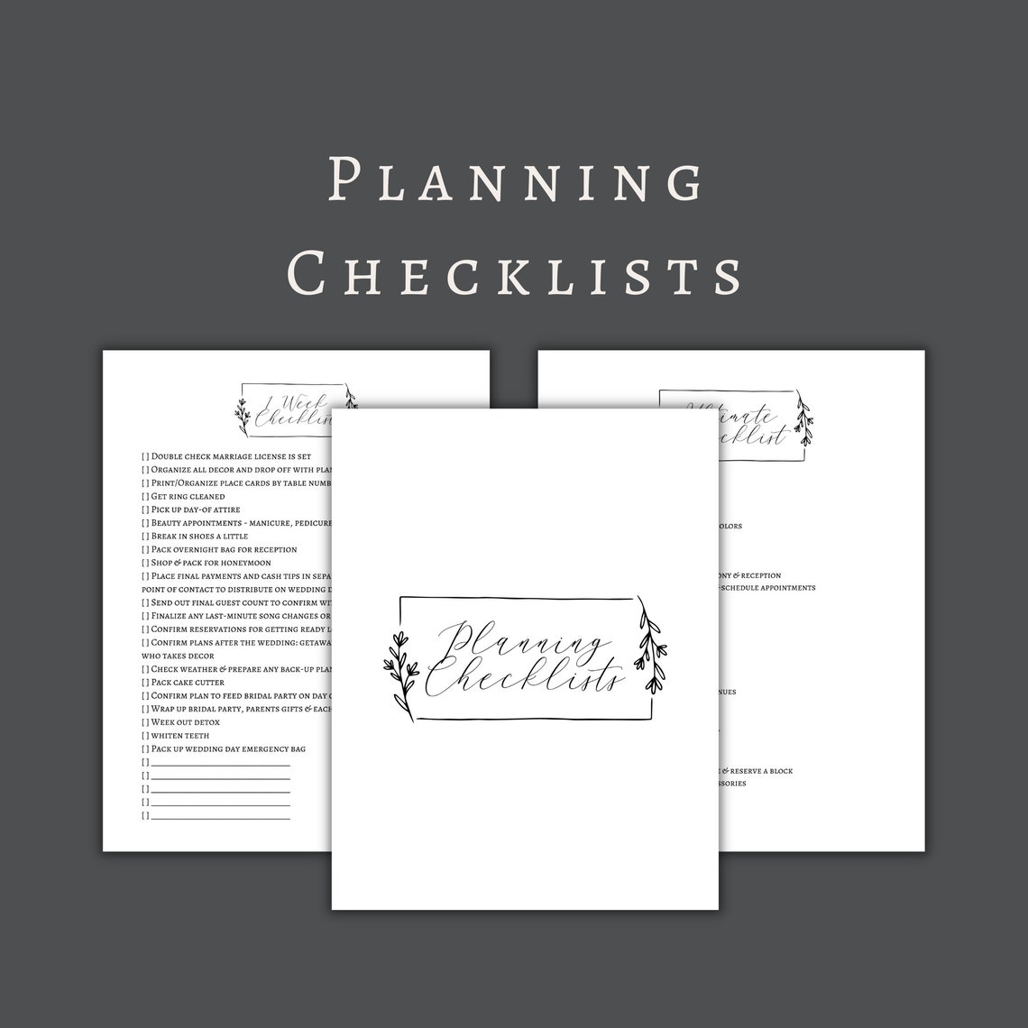 Ultimate Wedding Planning Binder Printable Wedding Binder Etsy