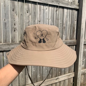 Bad Bunny Bucket Hat, Bad Bunny Safari hat, Yonaguni YHLQMDLG, Bad Bunny Costume, Un Verano Sin Ti Bucket Hat, Bad Bunny Merch
