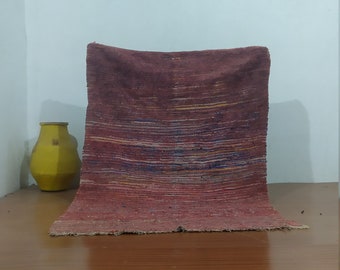 Berber Azilal Rug: Moroccan Wool Carpet (6.5x4.3 ft, Natural Dye)