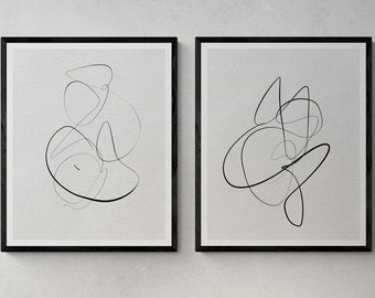 Instant Digital Download Line Art - Minimalist Art - Digital Art - Minimalist Wall Art