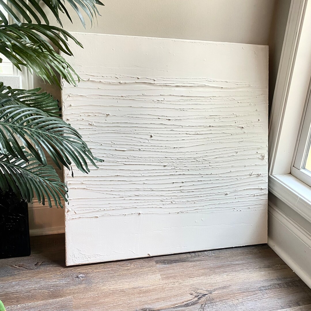 Textured Minimalist Canvas Art Custom Art Home Decor Minimalist Home