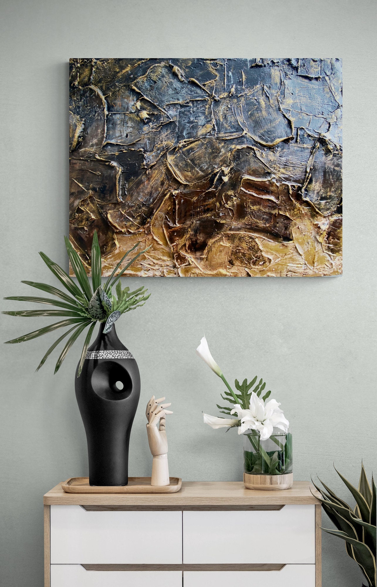 Acrylic Painting 3D Wall Art Impasto Painting Painting On Canvas ...