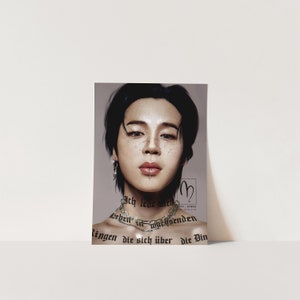 Jimin Face Art Print