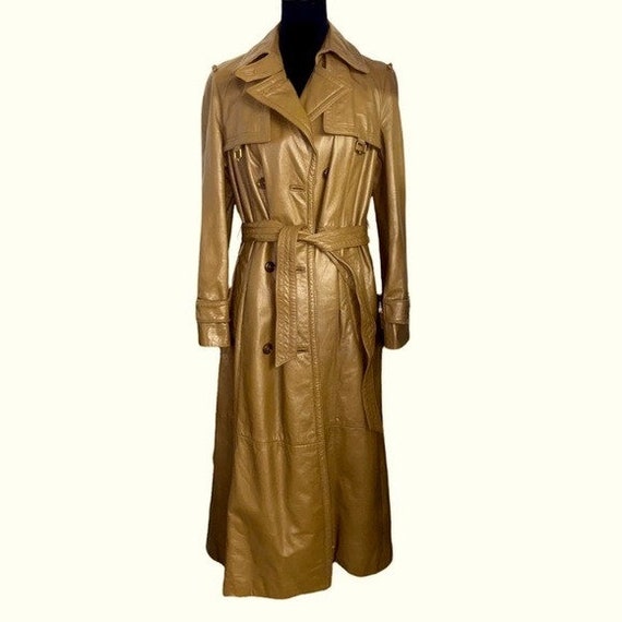 Vintage 70s leather trench - Gem Vintage 70s leather trench - Gem