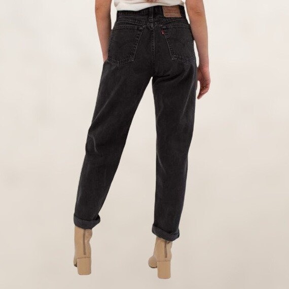 Vintage Levis 560 Black High Waisted 