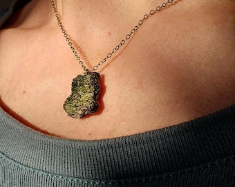 Real Moss Necklace – Woodland Pendant - Natures Jewelry – Fairycore Gift – Forest Spirit Talisman