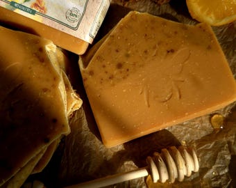 Honey Lemon Natural Soap Bar