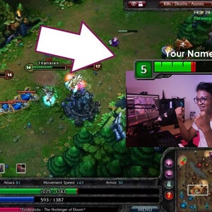 League of Legends Stream Boss Overlay for Twitch / YouTube / Kick