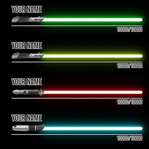 STAR WARS Lightsaber Stream Boss Overlay for Twitch / YouTube / Kick