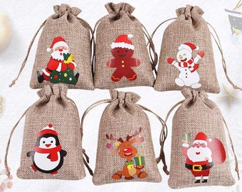 Candy Filled Christmas Gift Bags, Stocking Stuffers