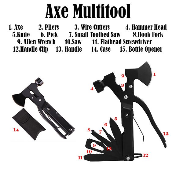 Prefilled Tactical Stocking Multi-tool Axe Stocking Tactical - Etsy