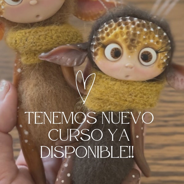 Ser del bosque tutorial needle felting