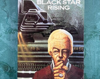 Black Star Rising / de Frederik Pohl, Primera edición Futura, libro de bolsillo de ciencia ficción de 1987 / Libro vintage de fantasía de ciencia ficción de los años 80