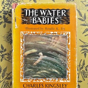 The Water Babies | by Charles Kingsley, 1973 hardcover illustrated by Rosalie K. Fry | Vintage 1970s children fantasy fairytale book