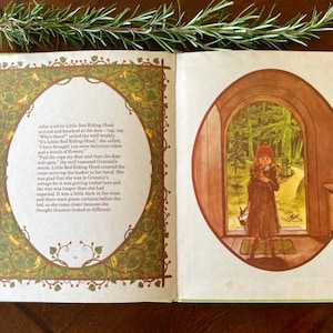 Little Red Riding Hood | by Brothers Grimm, c. 1970s, hardcover, RARE | Classic children&#39;s fairy tale vintage picture book