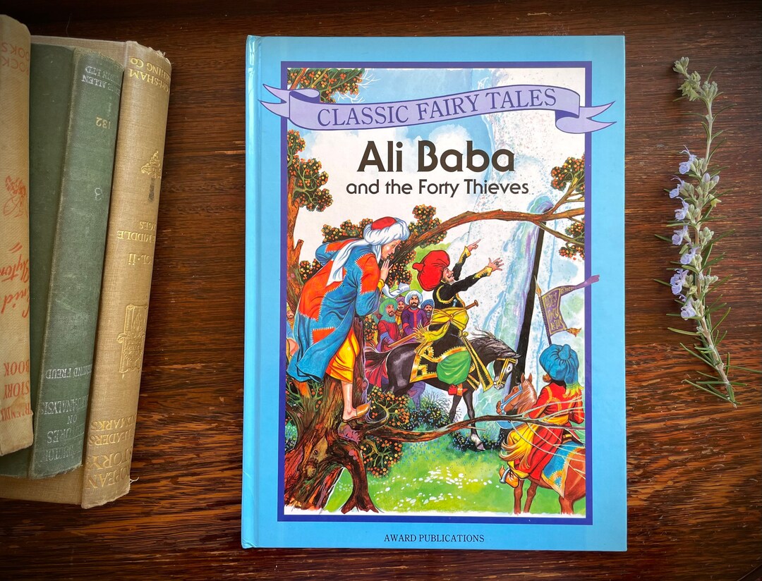 Ali Baba and the Forty Thieves Award Hardcover 1989 Retold - Etsy