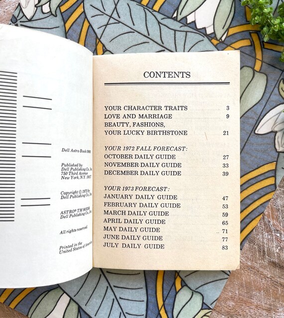Scorpio Your 1973 Daily Astrology Guide Character Analysis - Etsy