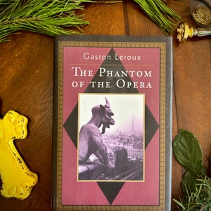 The Phantom of the Opera | by Gaston Leroux, hardcover, 1999, rare, fine condition, Sandstone | Vintage book, Gothic fiction & mystery