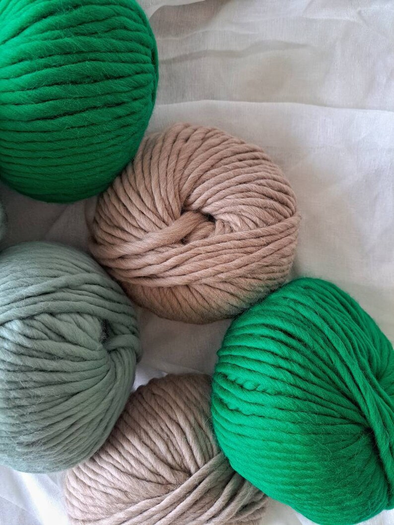 Chunky Wool / Chunky Yarn / Peruvian Wool / Organic Wool / Etsy