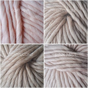 Chunky Wool / Chunky Yarn / Peruvian Wool / Organic Wool / Natural Wool / Super Bulky Yarn / DIY / Knitting Kit