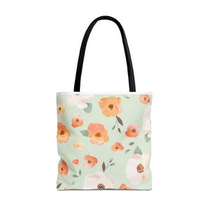 Blumen Einkaufstasche | Schönes Blumen-Design, umweltfreundliche Einkaufstasche & Strandtasche, perfektes Geschenk für Sie