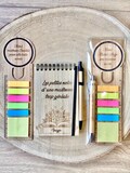Personalized notepad for teacher, nanny, atsem gift product logo