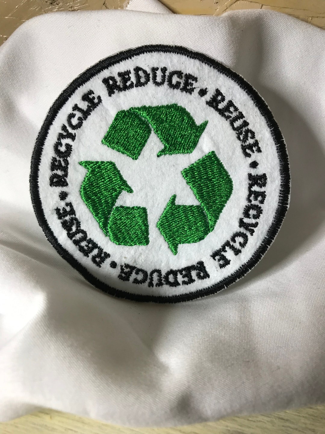 Reduce, Reuse, Recycle Iron on Patch Earth Day Protect Our Earth Go ...