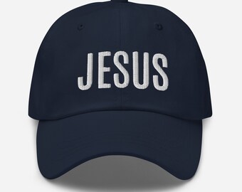 God & Jesus Christ Embroidered Baseball Cap – Religious Hats In 10+ Styles & Colors, One Size Fits All - View #8