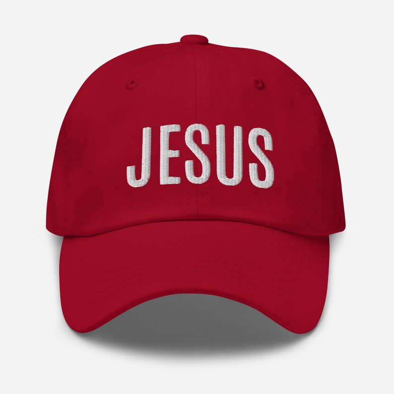 Jesus Embroidered Hat Sunday God Christian Hat Easter Etsy