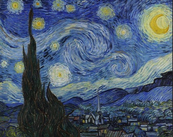 Print - Starry Night by Vincent van Gogh