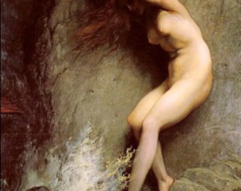 Print - Andromeda by Gustave Dore