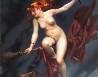 Canvas or Print - Witches Sabbath by Luis Ricardo Falero
