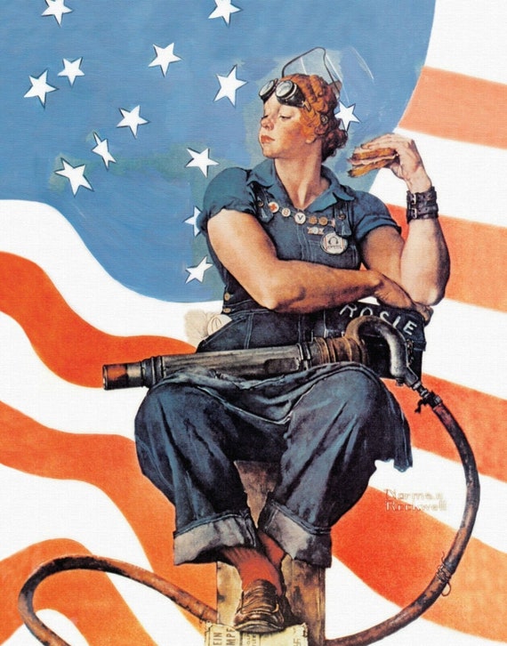 Norman Rockwell Rosie The Riveter