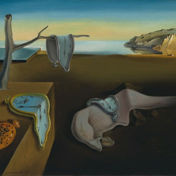 Print - Persistence of Memory, 1931 by Salvador Dali