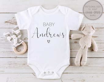 Custom Baby Bodysuit | Baby Announcement Bodysuit | Personalised Romper | Personalised Baby Bodysuit | Custom Baby Shower Gift | Custom Text