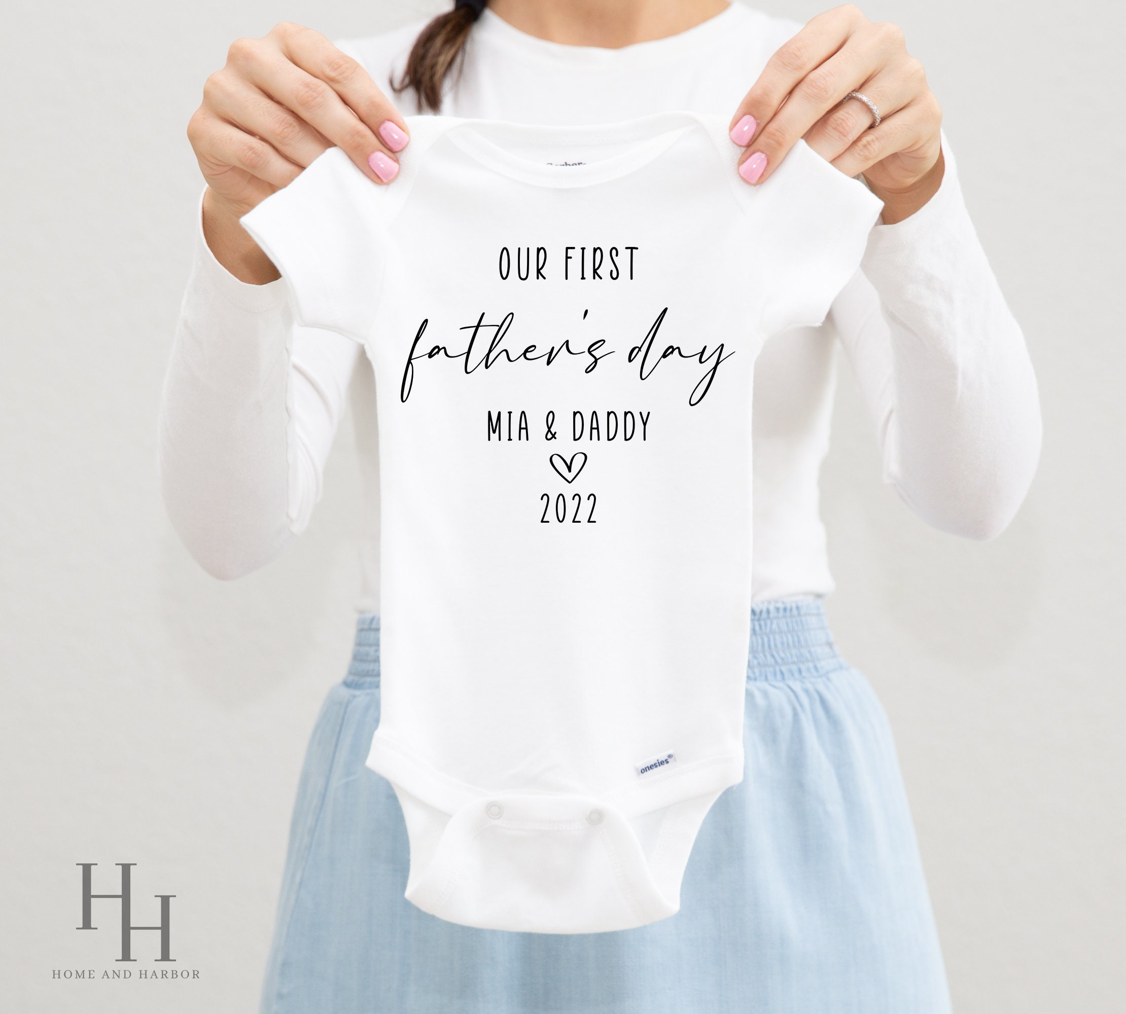 Father's Day Baby Onesie First Fathers Day Present Etsy Australia
