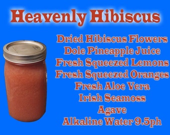 Heavenly Hibiscus Gourmet Sea Moss Gel