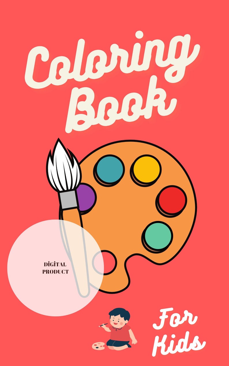 COLORİNG BOOK printable Product Etsy