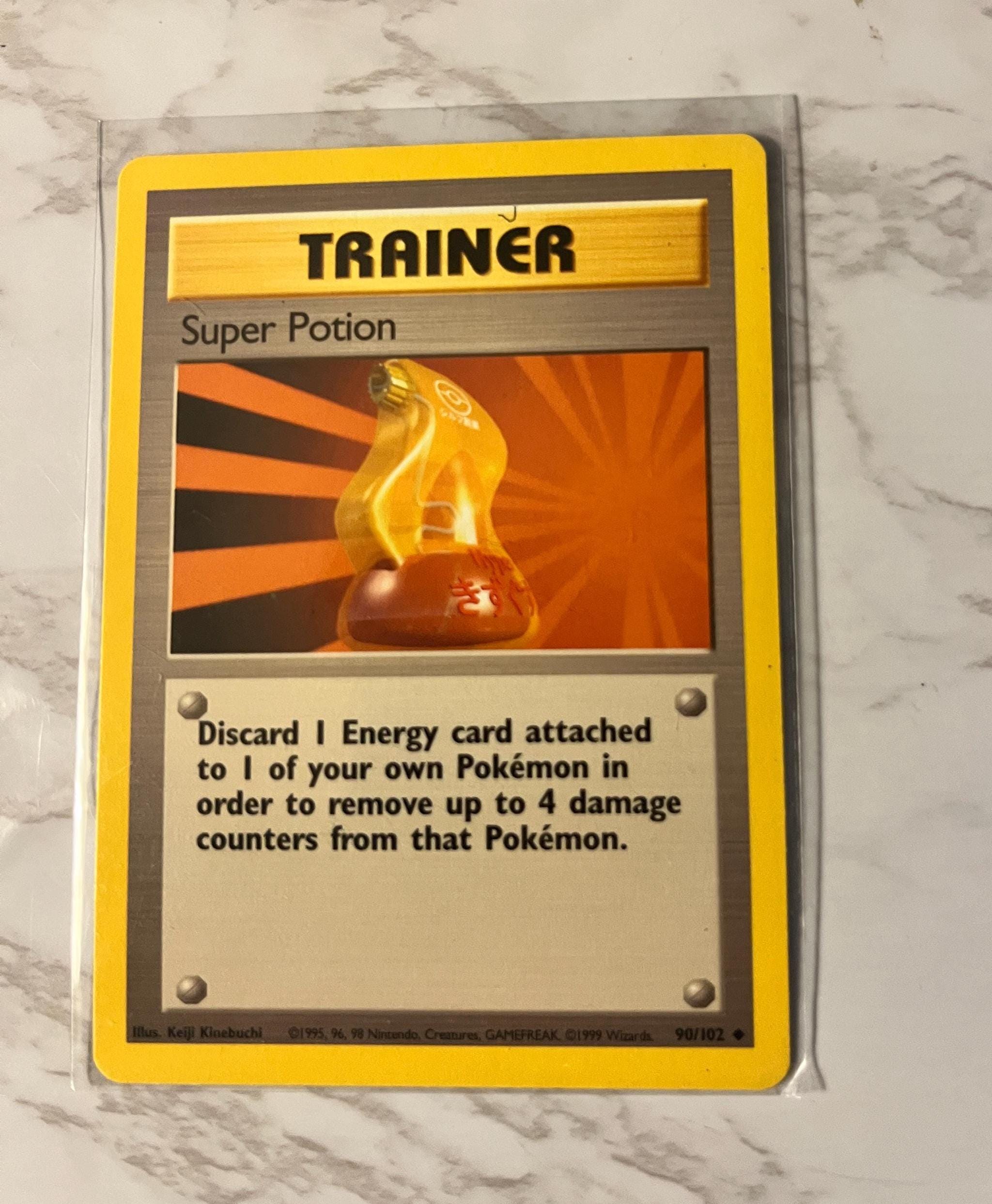 1999 Pokemon Super Potion Trainer Card WOTC Base Set, #90/102 - Etsy 1999 Pokemon Super Potion Trainer Card WOTC Base Set, #90/102 - Etsy