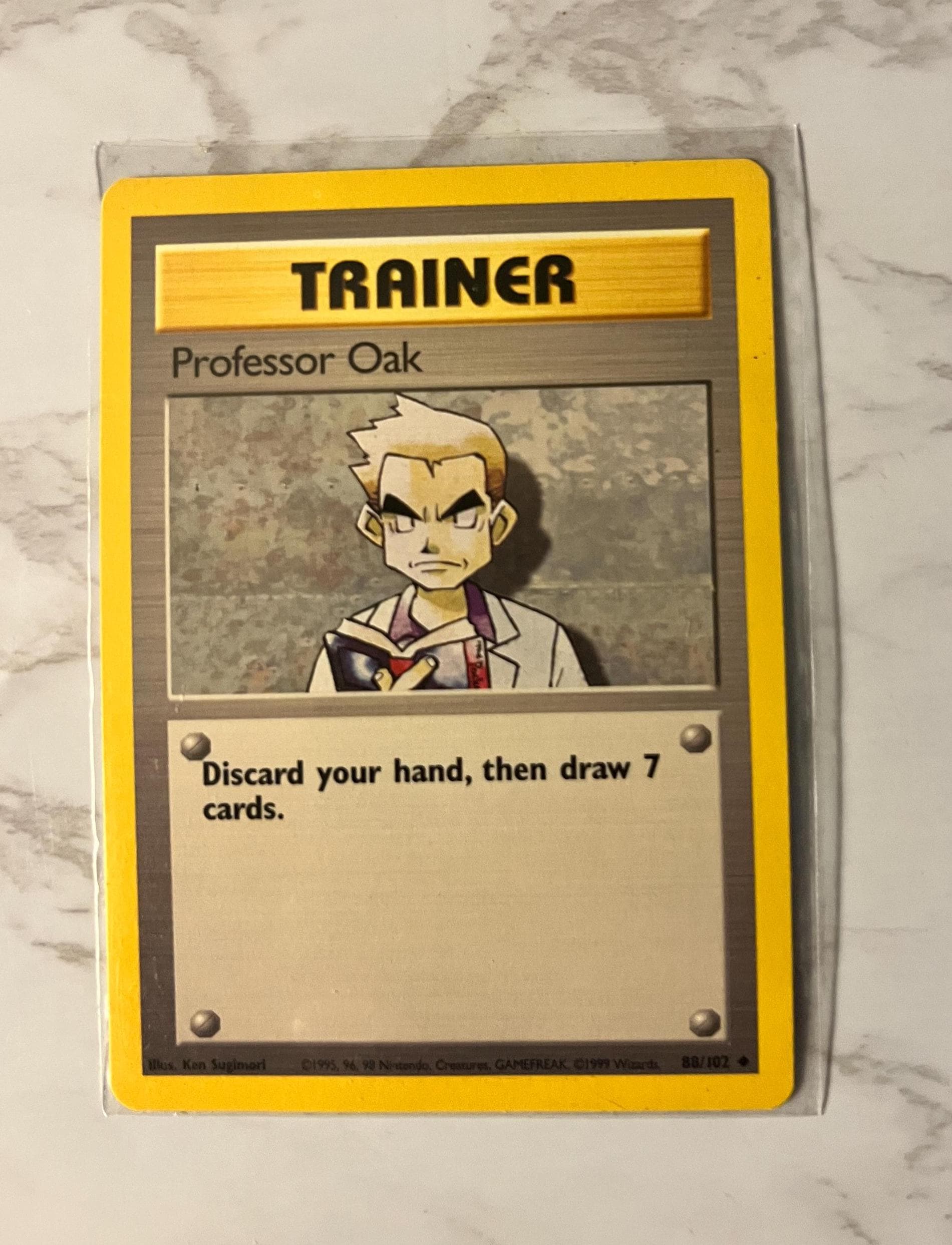 Professor Oak - 88/102 - Uncommon - Unlimited Edition - Base Set Professor Oak - 88/102 - Uncommon - Unlimited Edition - Base Set